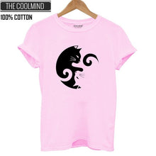 Load image into Gallery viewer, Ying yang Cat Tshirt