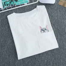 Load image into Gallery viewer, Pocket Cat T shirt