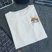 Load image into Gallery viewer, Pocket Cat T shirt