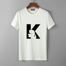 Load image into Gallery viewer, Karl Lagerfeld T Shirt women Unisex couple clothes graphic tees cat animal print Vogue bts tshirt femme streetwear korean style