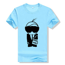 Load image into Gallery viewer, Karl Lagerfeld T Shirt women Unisex couple clothes graphic tees cat animal print Vogue bts tshirt femme streetwear korean style